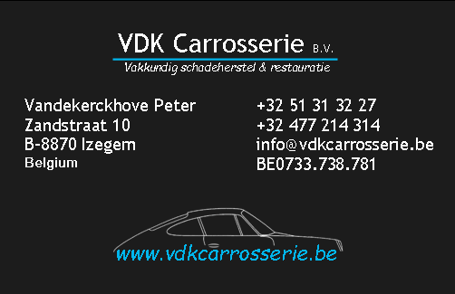 garagisten Menen vdk carrosserie bv